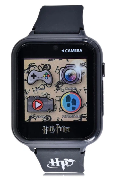 Accutime Kids' Harry Potter Itimes Smartwatch In Black