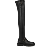 Jimmy Choo Woman Knee Boots Black Size 9 Textile Fibers In Black