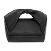 Jw Anderson Large Twister - Leather Top Handle Bag In Black_multi