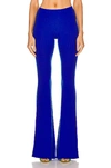 Versace Ribbed Flared Trousers, Female, Blue, 44