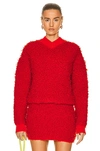 BOTTEGA VENETA FLEECE PULLOVER SWEATER