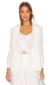 Cinq À Sept Khloe Hooded Blazer In Ivory