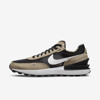 Nike Men's Waffle One Shoes In Black/white/khaki