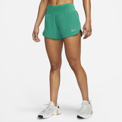 Nike Women's Eclipse Running Shorts In Green