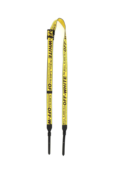 Off-white Off White Industrial Strap In Yellow,black