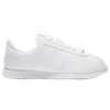 Nike Boys' Big Kids' Cortez Basic Sl Casual Shoes In White/white/white