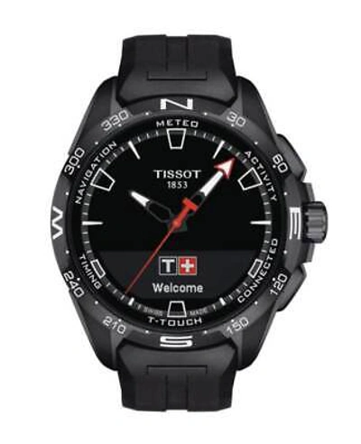Pre-owned Tissot T-touch Connect Solar Black Dial Men's Watch T121.420.47.051.03