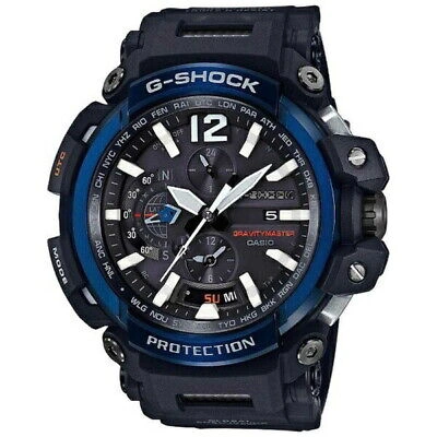 Pre-owned G-shock Casio  Gpw-2000-1a2jf Blue Black Gravity Master Men's Watch In Box