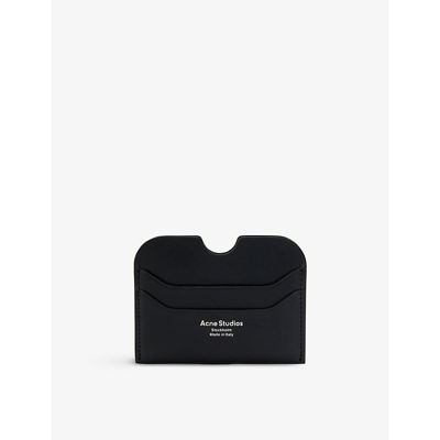 ACNE STUDIOS ACNE STUDIOS BLACK ELMA LARGE LEATHER CARD HOLDER,58495569