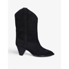 Isabel Marant 'dahope' Brown Cowboy Boots In Black