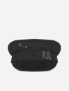 Ruslan Baginskiy Baker Boy Safety Pin Wool Cap