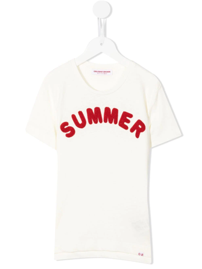 Orlebar Brown Jimmy Summer-print T-shirt In Weiss