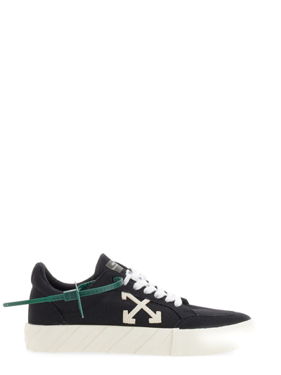 Off-white Black Low Vulcanized Canvas Sneakers