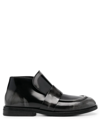 MARSÈLL BURNISHED LEATHER LOAFERS
