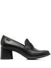 Camper Kiara Heeled Loafers In Black