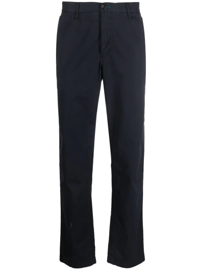 Ps By Paul Smith Straight-leg Chino Trousers In Blau