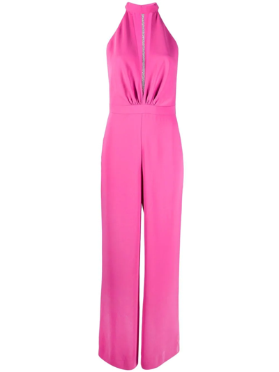 Nué Crystal-embellished Jumpsuit In Pink