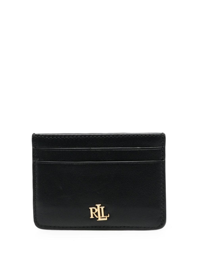 Lauren Ralph Lauren Logo Cardholder Wallet In Schwarz