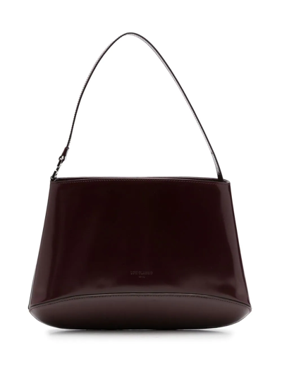 Low Classic Leather Shoulder Bag In Brown