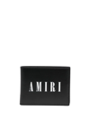 AMIRI LOGO-PRINT LEATHER WALLET