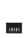 AMIRI LOGO-PRINT LEATHER WALLET