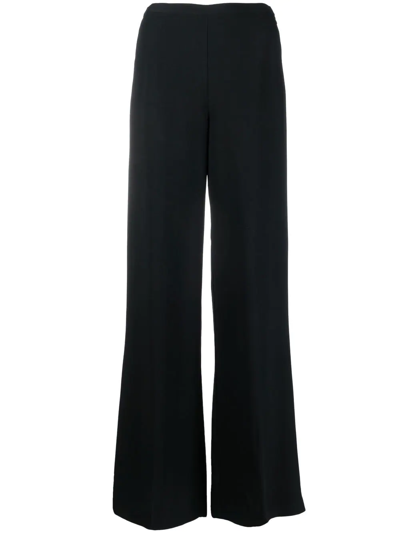 Forte Forte High-waist Wide-leg Trousers In Black