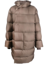 RICK OWENS FEATHER-DOWN PADDED COAT