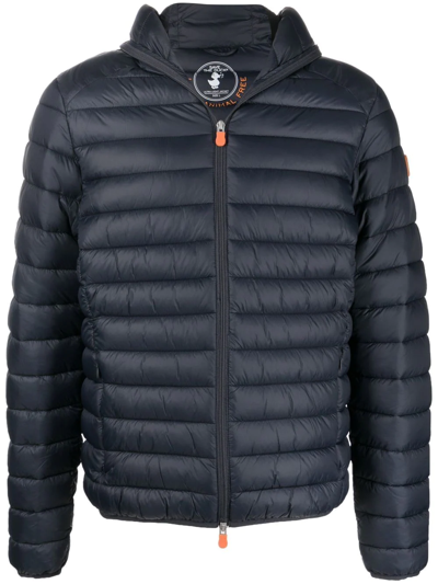 Save The Duck Donald Packable Puffer Jacket In Blau