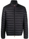 Save The Duck Ari Stretch Puffer Jacket In Schwarz