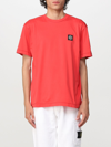 STONE ISLAND T-SHIRT STONE ISLAND MEN COLOR RED,D25027014