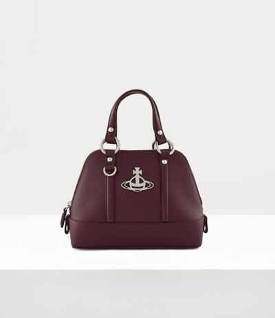 Vivienne Westwood Small Jordan Tote Bag In Burgundy | ModeSens
