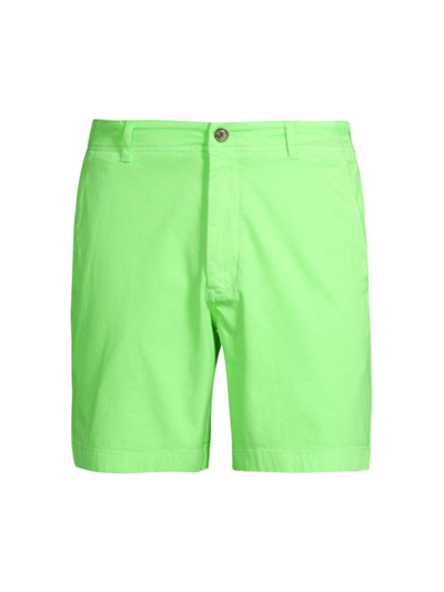 Vineyard Vines Island Cotton-blend Shorts In Green Gecko