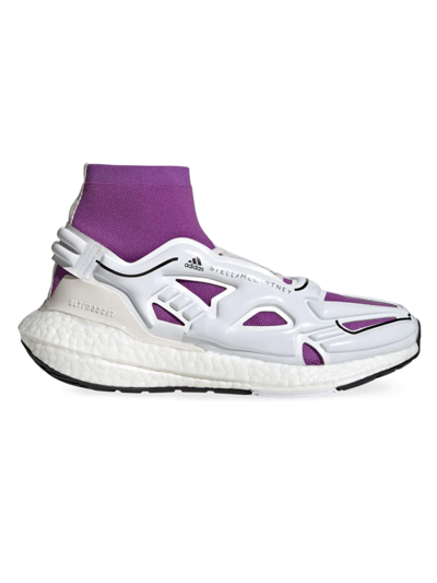 Adidas By Stella Mccartney Asmc Ultraboost 22 Elevated Sneakers In White/active Purple/core