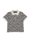 VERSACE BABY BOY'S LA GRECA PIQUET POLO SHIRT