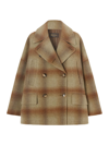 LORO PIANA WOMEN'S GIUBB ROMAN BLURRED DOUBLE-CASHMERE COAT