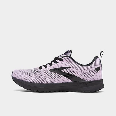 Brooks Women's Revel 5 Running Shoes In Lilac/ebony/black