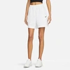 Nike Women's Sportswear Jersey Shorts In White/black