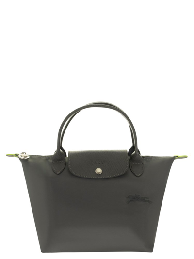 Longchamp Le Pliage Small Top Handle Bag In Grey