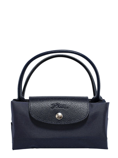 Longchamp Le Pliage Small Top Handle Bag In Blue