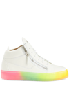 GIUSEPPE ZANOTTI KRISS RAINBOW-PRINT trainers