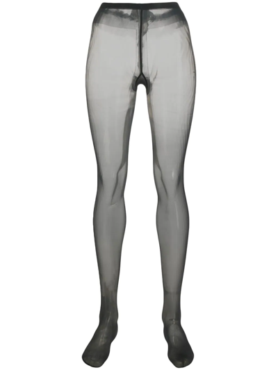 Falke Deluxe High-waisted Tights In Grey