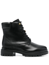 LAUREN RALPH LAUREN KENTON LACE-UP COMBAT BOOTS