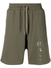 MOSCHINO TONAL-LOGO TRACK SHORTS