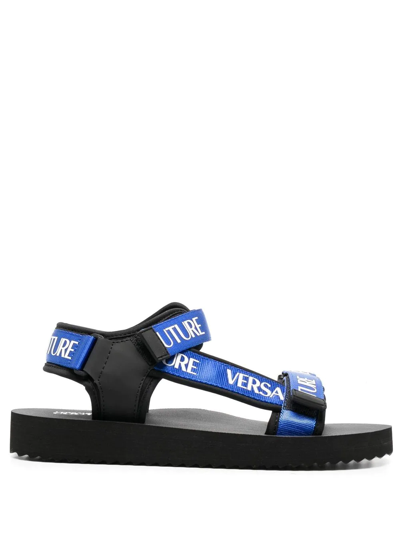 Versace Jeans Couture Versace Jeans Mens Black Other Materials Sandals