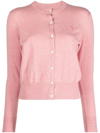 Polo Ralph Lauren Embroidered Polo Pony Cardigan In Pink