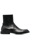 OFFICINE CREATIVE ROUND-TOE ANKLE BOOTS