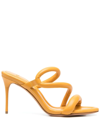ALEXANDRE BIRMAN 95MM POINTED-TOE STRAPPY SANDALS