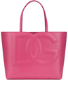 Dolce & Gabbana Dg Logo Medium Shopping Bag In Pink
