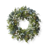 Frontgate Outdoor Mixed Greenery Queen Anne's Lace Wreath