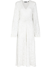 Rotate Birger Christensen White Sirin Sequinned Midi Dress In Weiss